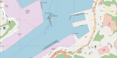 Mapa de keelung port
