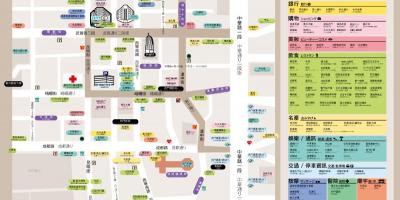 Ximending, comercial mapa