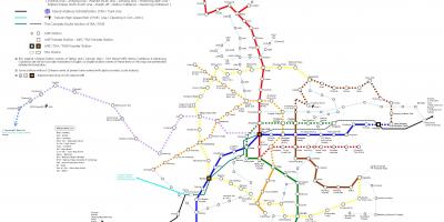 Mapa de Taipei hsr estació
