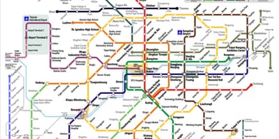 Metro de Taipei mapa